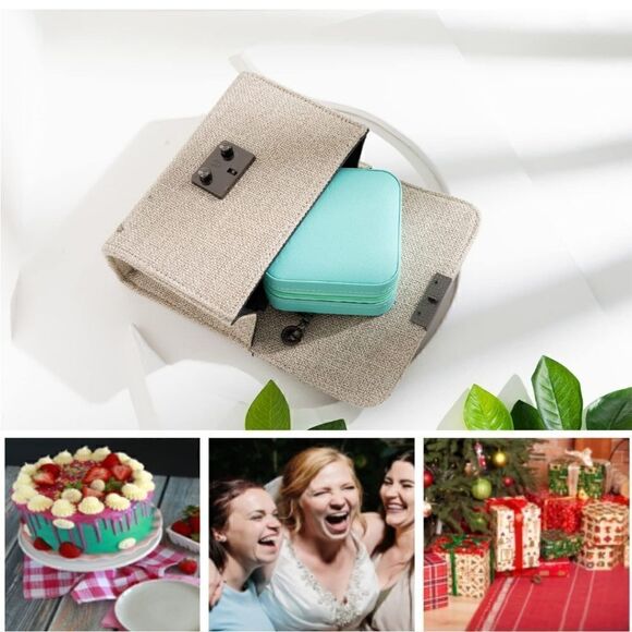 Travel jewelry Organizer Travel jewelry case Travel Jewelry box - Picture 7 of 7